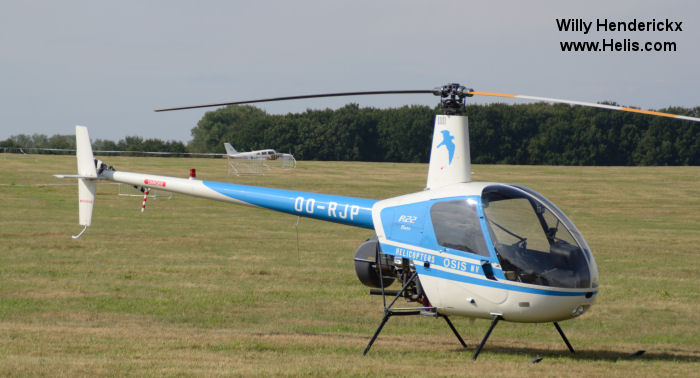 Helicopter Robinson R22 Beta Serial 1867 Register OO-RJP N4063C. Aircraft history and location