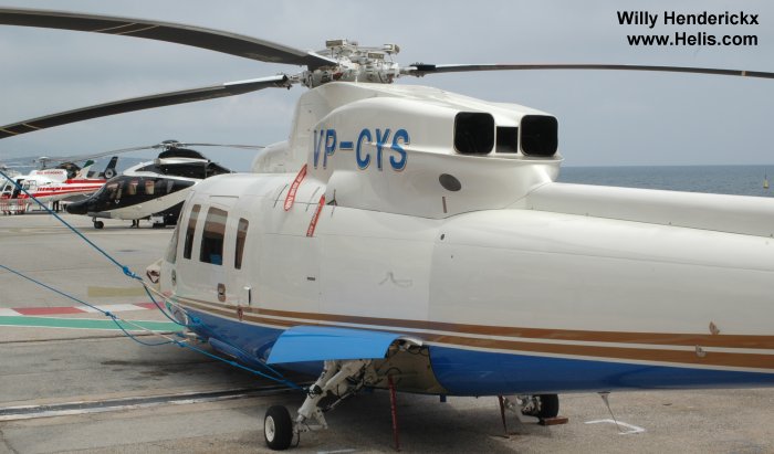 Helicopter Sikorsky S-76C Serial 760703 Register 5N-DAE N576MH VP-CYS N2582T used by Sikorsky Helicopters. Built 2008. Aircraft history and location