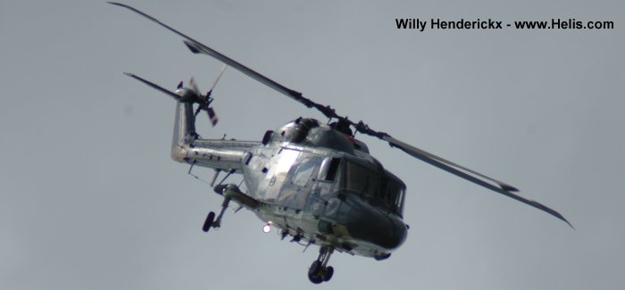 Helicopter Westland Lynx mk25 Serial 023 Register 265 used by Marine Luchtvaartdienst (Royal Netherlands Navy). Built 1977. Aircraft history and location