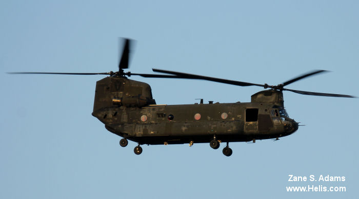 Helicopter Boeing CH-47D Chinook Serial M.3404 Register 91-00255 used by US Army Aviation Army. Aircraft history and location