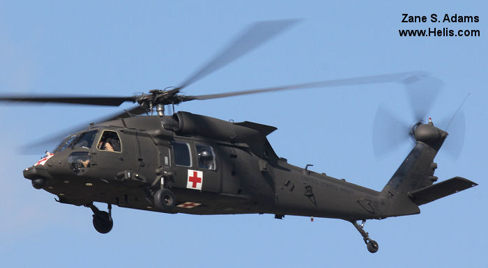 Helicopter Sikorsky HH-60M Black Hawk Serial  Register 09-20231 used by US Army Aviation Army. Aircraft history and location