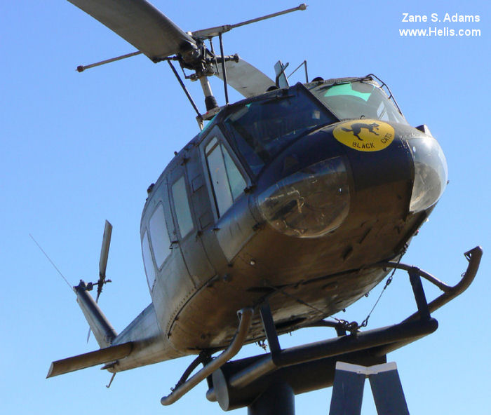 Helicopter Bell UH-1D Iroquois Serial 5112 Register 65-10068 used by US Army Aviation Army. Aircraft history and location