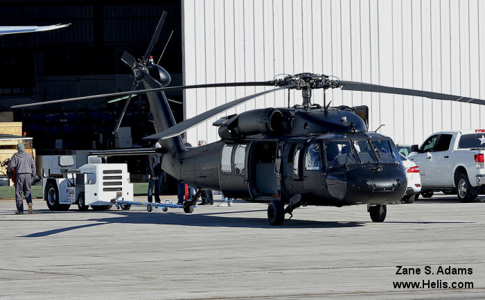 Helicopter Sikorsky UH-60A Black Hawk Serial 70-506 Register N683DN 82-23683 used by Rogerson Kratos ,US Army Aviation Army. Aircraft history and location