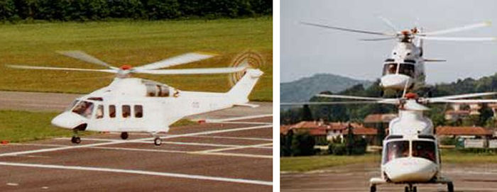 Three AB139 Prototypes Flying