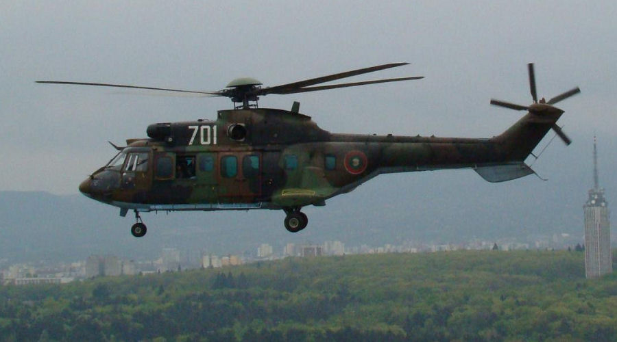 helicopter news August 2006 First Cougar Delivered to Bulgaria