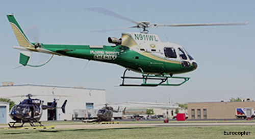 helicopter news April 2009 Placer County Sheriff Department Selects AS350B3