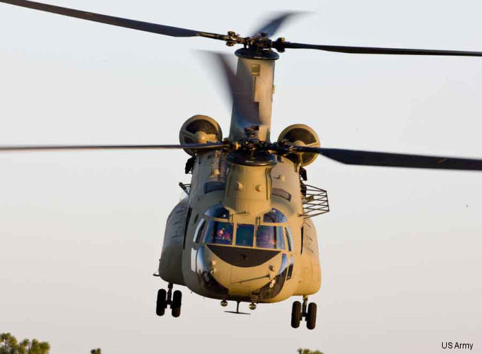 helicopter news February 2009 First CH-47F Chinook Multiyear I Delivered