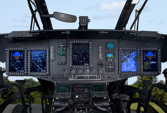 Upgraded Glass Cockpit Ch 53e Makes First Flight