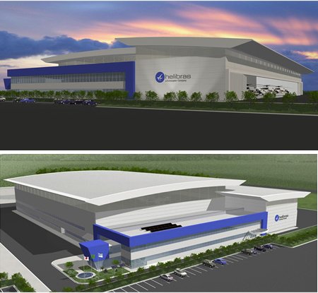 groundbreaking for the new EC 725 helicopter assembly line in Brazil