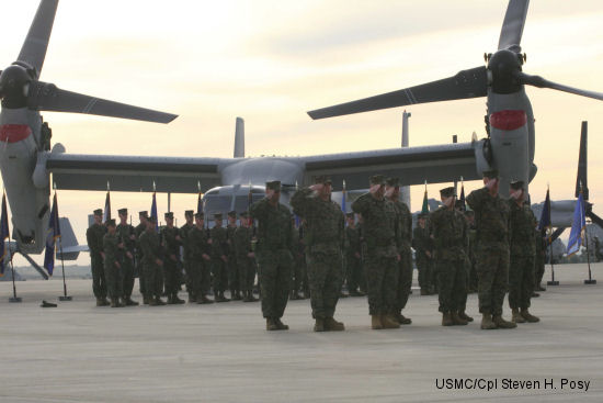 helicopter news December 2010 VMM-561 is newest MV-22 Osprey squadron