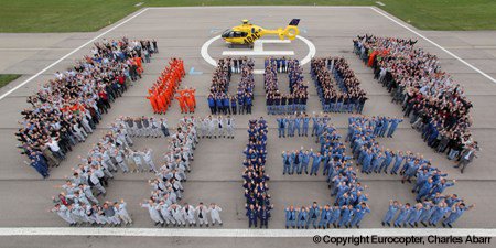 helicopter news July 2011 1,000th EC135 goes to the ADAC
