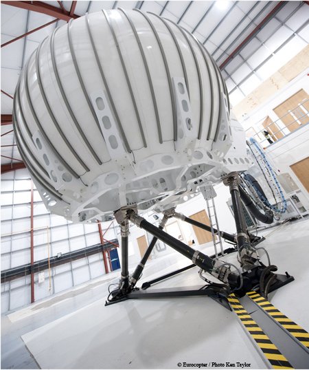 EC225 Flight Simulator at Aberdeen logged 1000 hs on Sept.2011
