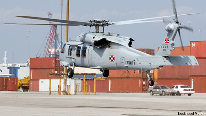 helicopter news August 2011 MH-60S to Thailand in First International Delivery