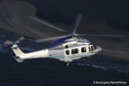 helicopter news January 2012 EC175 exceeds operational targets with 30% performance increase