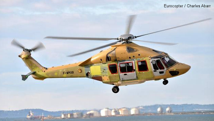 First flight of EC175 production aircraft