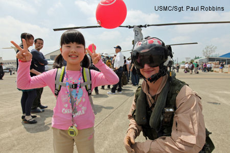 HMM 265 Dragons return to Atsugi, one year after Operation Tomodachi