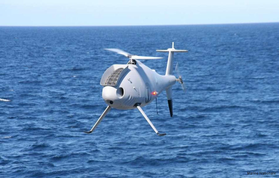 Schiebel S-100 Drones Aboard L´Adroit Patrol Vessel