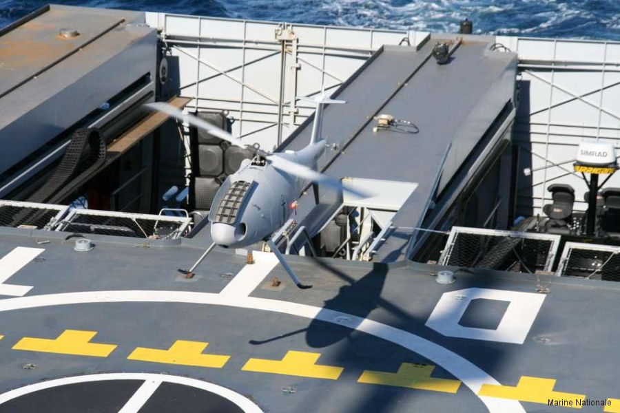 Schiebel S-100 Drones Aboard L´Adroit Patrol Vessel
