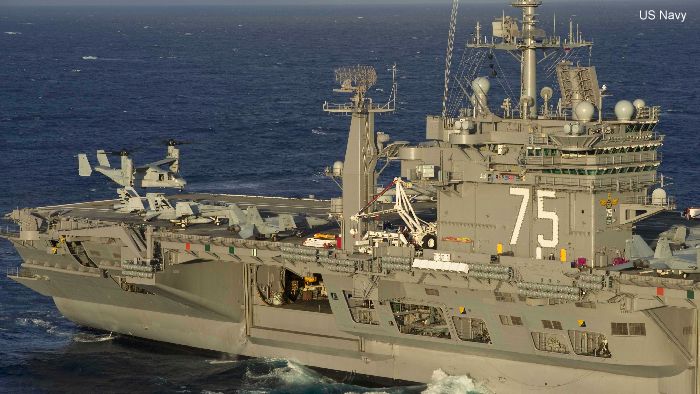 V-22 on USS Harry S Truman