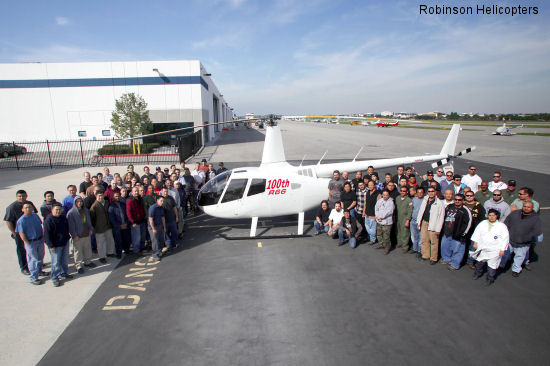 100th Robinson R66 delivered