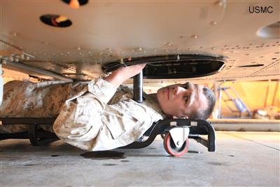 Marine mechanic in Afghanistan maintenance discovery