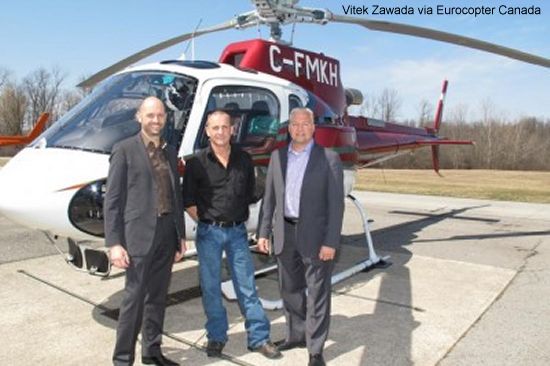 AS350B3e to Hy-Ridge Helicopters