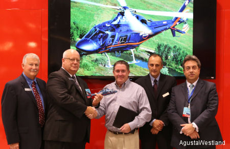 Life Flight Network signs for 3 AW119Kx