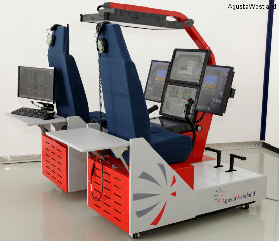 AW169 mockup and Virtual Trainer at ALEA 2013