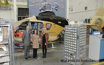 helicopter news October 2013 Midlands Air Ambulance gets own EC135T2e