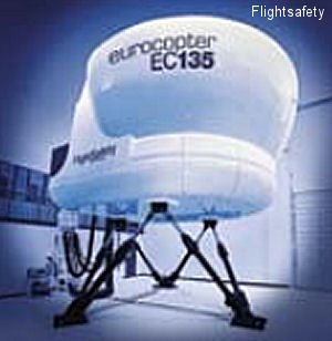 FlightSafety EC135 simulator is NVG qualified