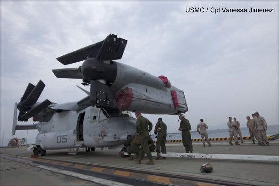 MV-22 squadron arrives at MCAS Iwakuni