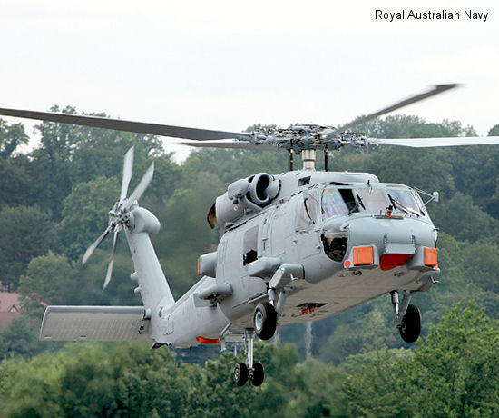 Australia MH-60R Seahawk first flight