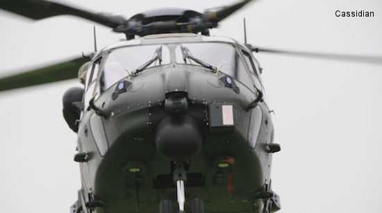 Cassidian obstacle warning system for NH90