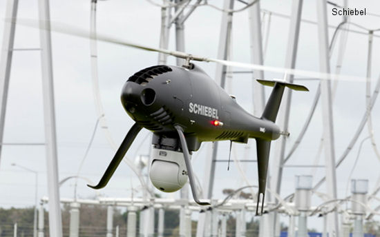 Camcopter S-100 power line patrol demo