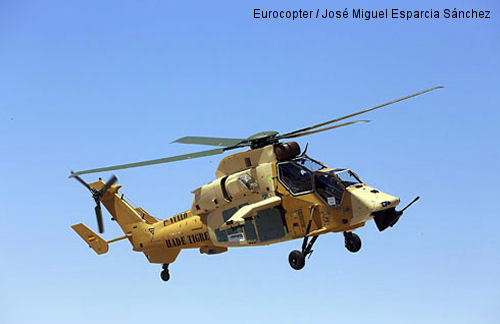 helicopter news July 2013 Spanish-assembled Tiger HAD/E first flight