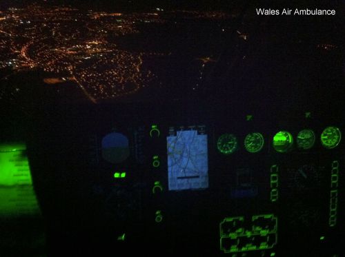 Wales Air Ambulance first night flight