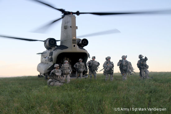 Royal Engineers training in Wyoming