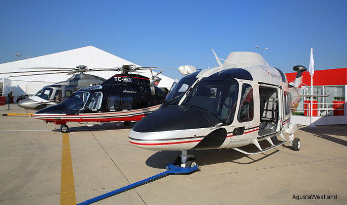 AW139, AW109SP Grandnew and AW169 cabin