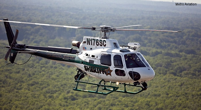 Metro delivers AS350B3e to Florida Seminole County