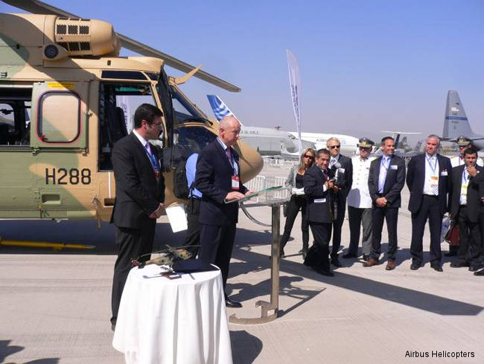 World first Cougar AS532 ALe delivered to Chilean Army