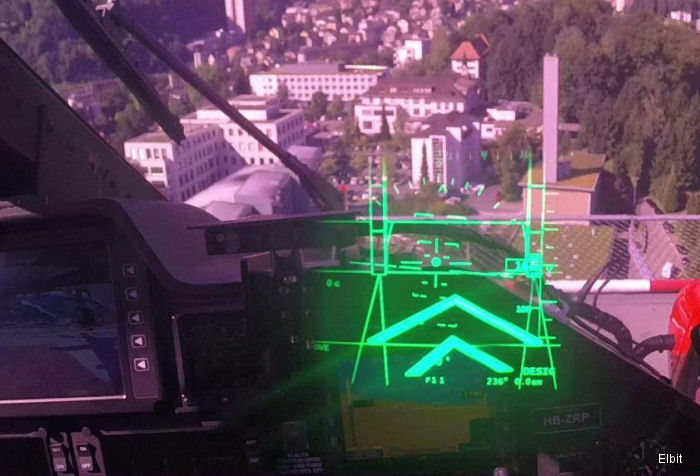 Elbit Systems Performs Successful Demonstration Flights Using SkyVis Onboard Swiss Air-Rescue Rega AW109SP Helicopter