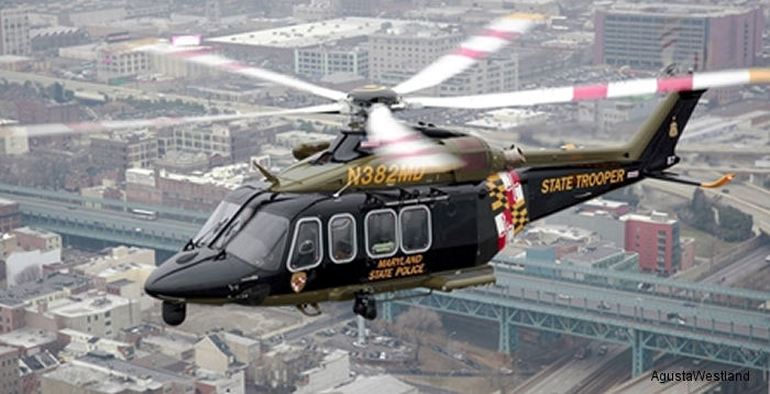 Maryland State Police Takes Delivery of Tenth AW139