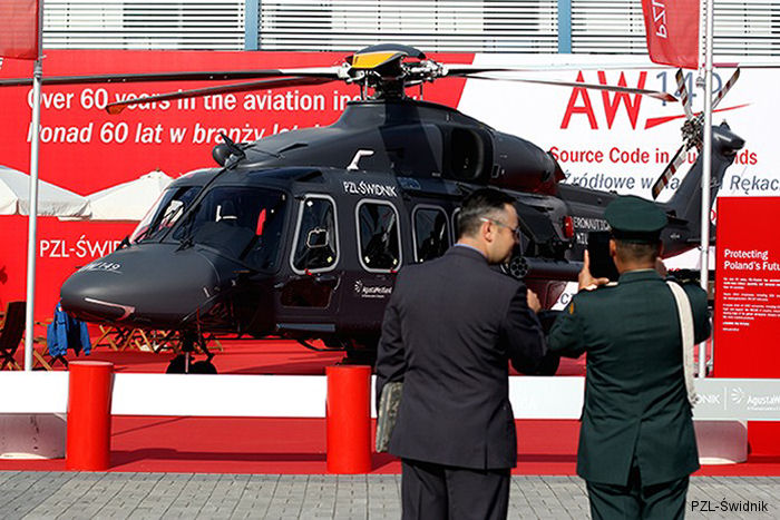 PZL-Świdnik exhibits AW149 at MSPO 2014