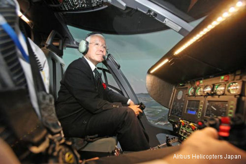 Airbus Helicopters first helicopter FFS in Japan