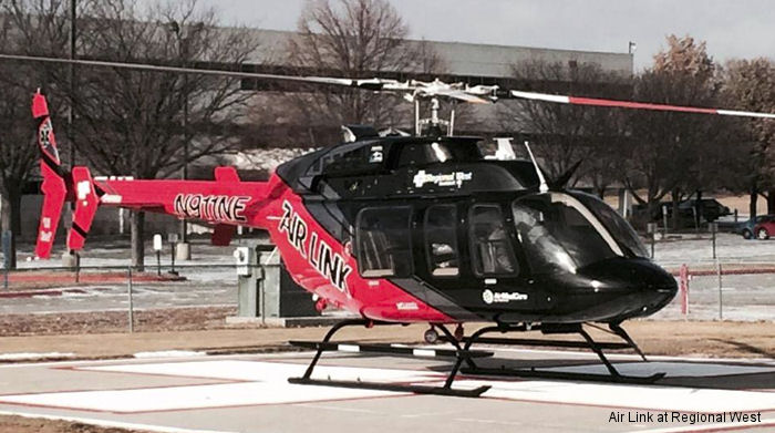 New Bell 407GX Lands at Regional West Nebraska