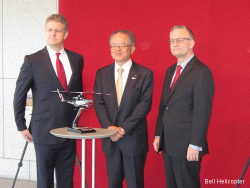 Bell Japan First Sale: Nishi Nippon Airlines Bell 412EP