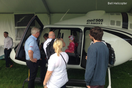 Bell 505 at the UK Goodwood Festival of Speed