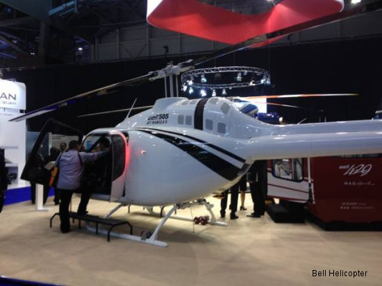 Bell 505 Jet Ranger X at EBACE 2014