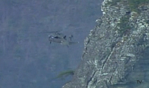 NC Army National Guard Black Hawk rescue climber