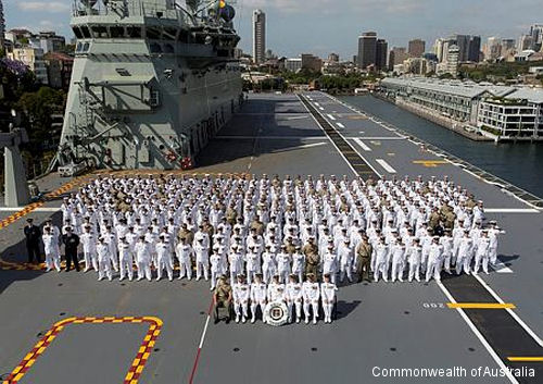 HMAS Canberra joins the fleet